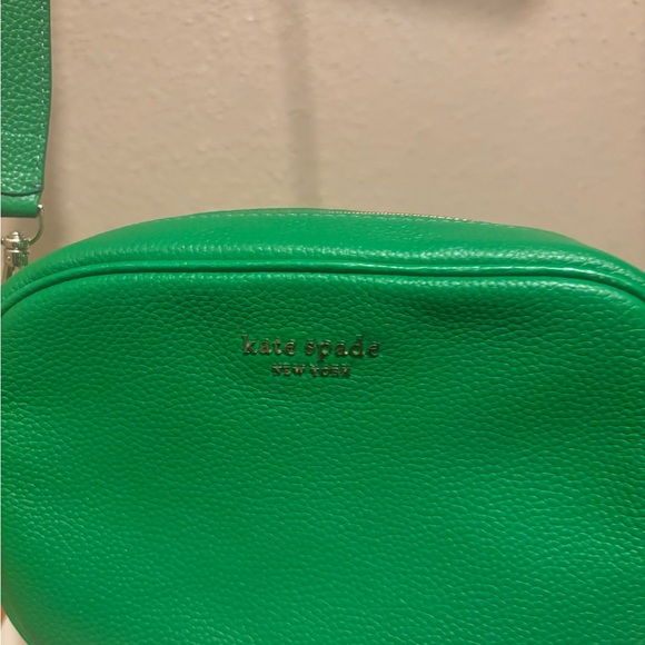 Kate Spade Pebble Leather Astrid Medium Camera Bag Green Jay - Picture 5 of 12